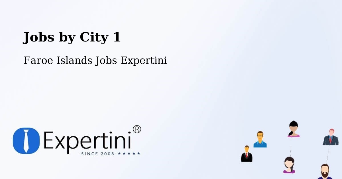 City Jobs in Faroe Islands - Expertini