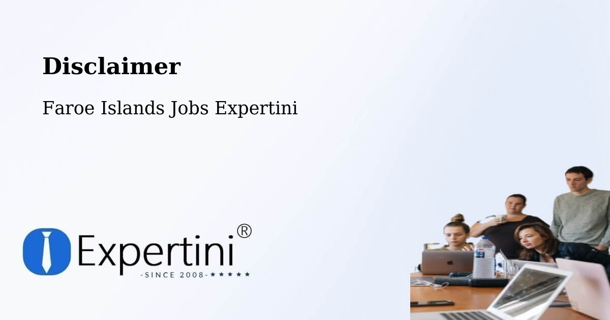 Disclaimer – Krosslið - Faroe Islands Jobs Expertini